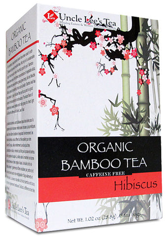 UNCLE LEE'S TEA - Organic Bamboo Tea Hibiscus