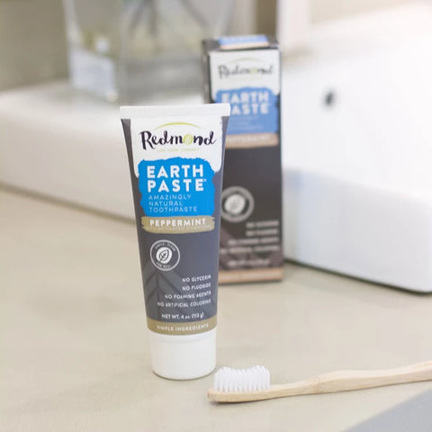 REDMOND LIFE - Earthpaste Peppermint with Activated Charcoal Toothpaste