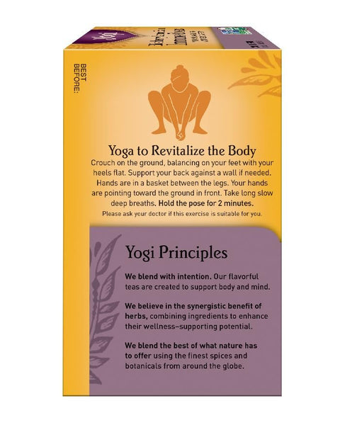 YOGI TEA - Elderberry Lemon Balm Immune + Stress - 16 Tea Bags