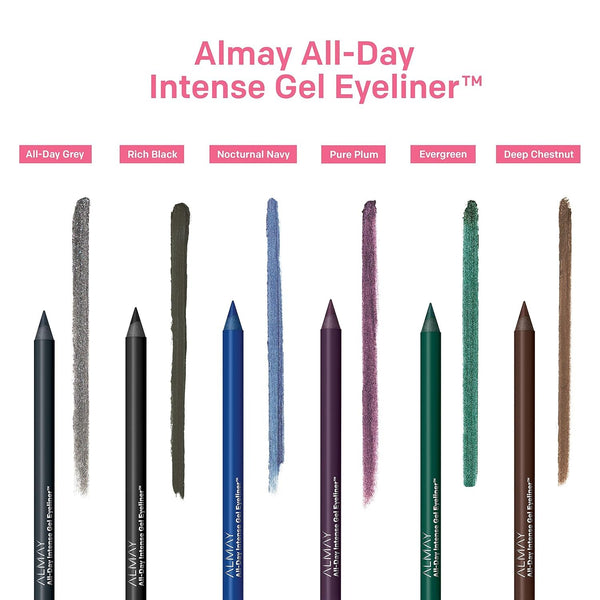 ALMAY - All-Day Intense Gel Eyeliner, Deep Chestnut - 0.045 oz (1.3 g)