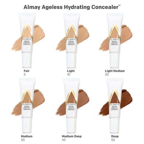 ALMAY - Ageless Hydrating Concealer, Light Medium - 0.37 fl oz (11 ml)