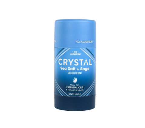 CRYSTAL - Magnesium Enriched Deodorant Sea Salt + Sage  - 2.5 oz (70 g)