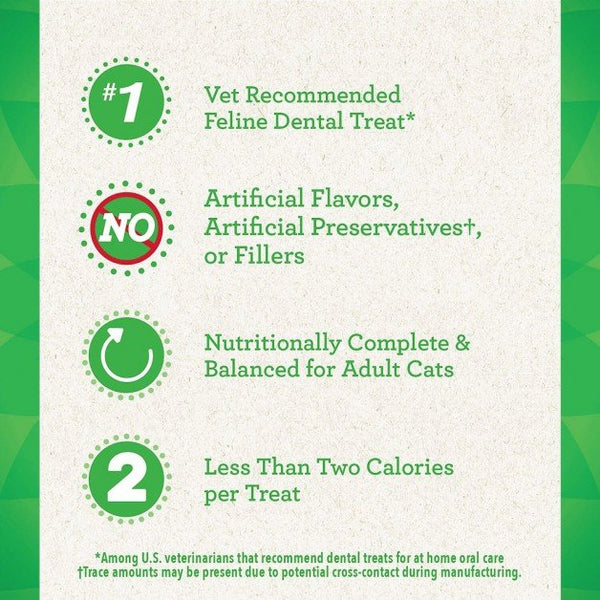 GREENIES - Feline Oven Roasted Chicken Flavor Dental Cat Treats - 2.1 oz. (60 g)