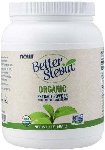 NOW - BetterStevia Organic Extract Powder - 1 lb. (453.6 g)