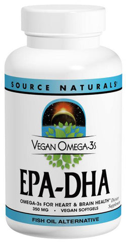 SOURCE NATURALS - Vegan Omega-3s EPA-DHA 300 mg - 30 Softgels