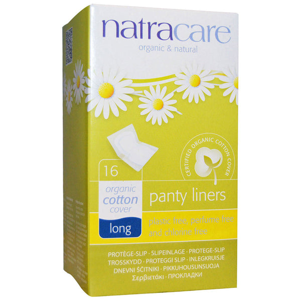 NATRACARE - Organic & Natural Panty Liners Long, Wrapped