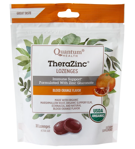 QUANTUM HEALTH - TheraZinc Lozenges Blood Orange