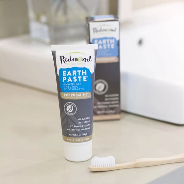 REDMOND LIFE - Earthpaste Peppermint with Activated Charcoal Toothpaste