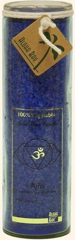 ALOHA BAY - Palm Wax Candles Chakra Jars Unscented Ajna-Indigo