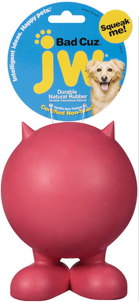JW Pet Bad Cuz Rubber Dog Toy Large