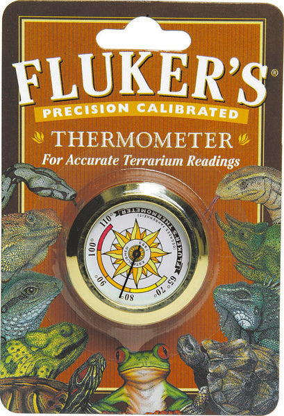 Fluker Labs - Precision Calibrated Thermometer Round