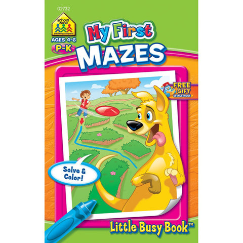 SCHOOL ZONE - My First Mazes Little Busy Book