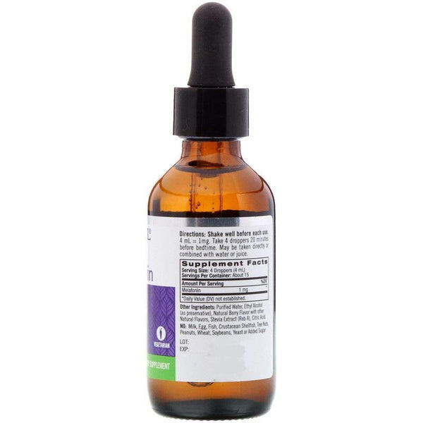 NATROL - Liquid Melatonin 1mg Berry - 2 fl. oz. (60 ml)
